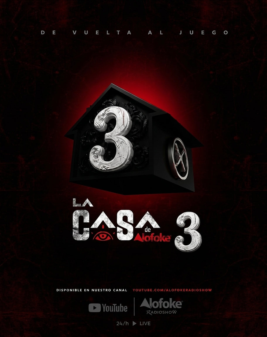 La Casa de Alofoke 3 — De Vuelta al Juego, imagen oficial del anuncio de Santiago Matías